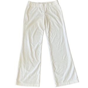 Juicy Couture White Joggers w Crystal Text Details